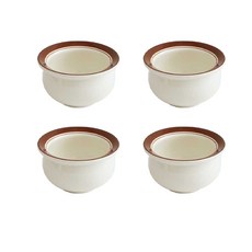 ERATO Honey餐碗, 棕色的, 4個