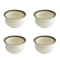 ERATO 蜂蜜球形大碗, 綠色, 4個