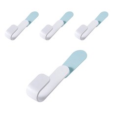 리빙다 멀티 뚜껑걸이, 4개, 화이트