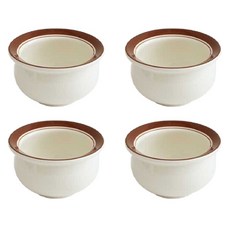 에라토 허니 볼 대접, 브라운, 4개