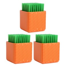 Grace 多功能花盆刷, 橘色, 3個