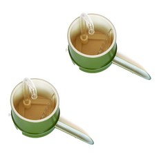 竹子造型天然生態上部過濾器, 2個