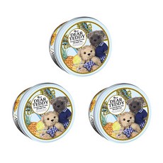 DEAR TEDDY 花朵造型夾心餅乾 鳳梨果醬口味, 150g, 3盒