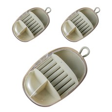 便攜式珠寶盒, 象牙白, 3個