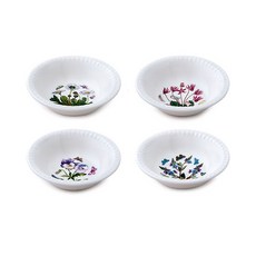 PORTmeIRION 波特玫琳恩 Botanic Garden 植物園浮雕淺碗4件組, 雛菊, 仙客來, 三色堇, 婆婆納, 1個