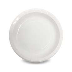 투고팩 일회용 원형종이접시 230mm, 1개입, 100개