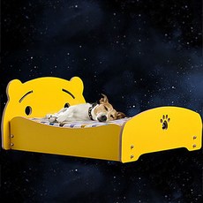 Flow 預製寵物木床, 裸黃色