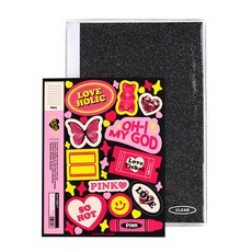 wannathis Clear Deco 彩色物件手帳, 粉紅色