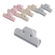 GUSTUFF 粉彩袋裝封口夾 零食塑膠袋密封夾 9入, 1套