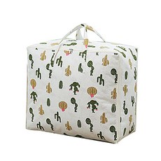 方便攜帶的折疊棉被收納袋 仙人掌 50 x 30 x 20 cm, 1入, 1個