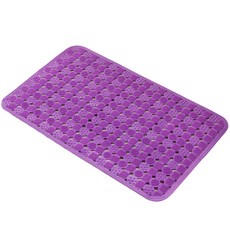 Market A 彩色防滑按摩淋浴墊 45 x 45 cm, 紫色, 1個