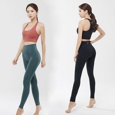 VENDIS 女款Air Basic瑜珈緊身褲 Y002 + Linda刷毛緊身褲 Y023