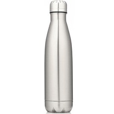 亮面真空保溫瓶, 銀色, 1L, 1個