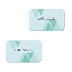 Vinterior 薄荷綠浴室珪藻土盤杯墊 06 A, 2個