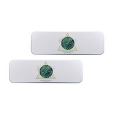 Vinterior 樹葉浴室珪藻土托盤杯墊 10 B, 2個