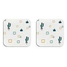 Vinteria 仙人掌浴室珪藻土杯盤 17 C, 2個