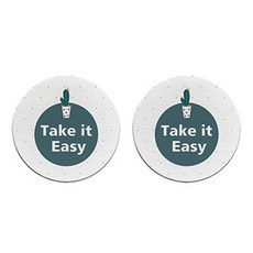 Vinterior 仙人掌浴室珪藻土杯墊 15 B, 2個, 混色