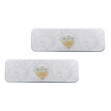 빈테리어 나뭇잎 욕실 규조토 플레이트 코스터 15 B, 2개