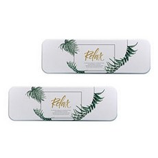 Vinterior 樹葉浴室硅藻土托盤杯墊 14 B, 2個