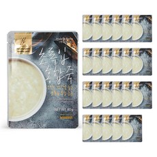 원더푸드 강아지 건강죽, 초록입 홍합죽, 80g, 24개