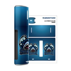 웨이브스튜디오 릴 하이브리드 스킨 스티커 2.0 2p, D 39 SHARK, 1개