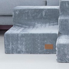 REDPUPPY 寵物頂級復古寵物階梯, 時尚灰, 1個