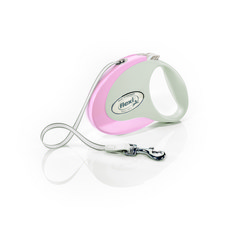 flexi 飛萊希 寵物自動牽引繩 M號, 玫瑰