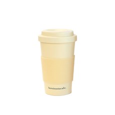 히얼이즈낫어카페 낫카페 샌드 리유저블 텀블러, 버터, 420ml