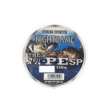 UNITIKA NIGHT GAME Super PE SP 編織釣魚線 150 米，適用於石斑魚, 純白
