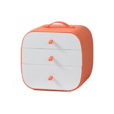 Obli One 柔和色調彩色手柄 3 層內衣收納抽屜, 1個