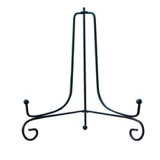 오리엔탈무드 메탈 그릇 받침 20 x 18 cm, 1개, 블랙