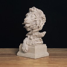 氛圍感動物雕像室內裝飾品 獅子 YT_RC148, 單一顏色