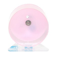 倉鼠壓克力滾輪 17cm, 粉紅色, 1個