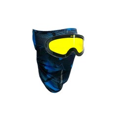 RUMY 護目鏡面罩, 夜黃（護目鏡）+藍（面罩）, 1組
