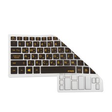 파인피아 갤럭시북 이온 NT950XCR-G58A 문자 인쇄 키스킨, B타입 초코, 1개