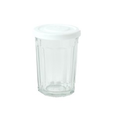 Joliema 矽膠密封蓋玻璃罐 白色, 620ml, 1入