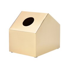 房子形狀室內金屬面紙盒 YTRC096, 單色, 1個