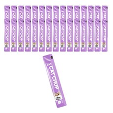 캣찹 참치 크릴새우 고양이 간식 생선, 참치 + 크릴새우 혼합맛, 14g, 40개