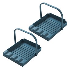 廚房瀝水多功能托盤 2入, 藍色, 1個