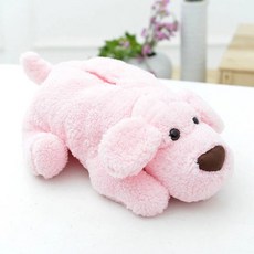 可愛小狗造型面紙盒, 粉色的