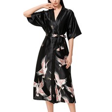 高級絲質長版浴袍 XL, TYPE03, 1個