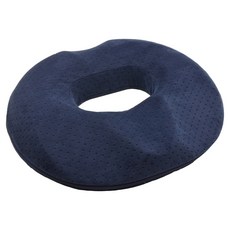 甜甜圈坐墊, 鵝絨款 海軍藍