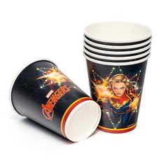 迪士尼漫威紙派對杯驚奇隊長原味 290ml, 1000件, 1件