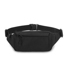 ITSON 旅行用迷你腰包, 黑色