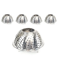 折疊式不鏽鋼蒸盤, 4個, 小（220mm）