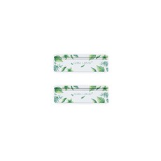 VINTERIOR 現代簡約浴室硅藻土板長方形杯墊 08, 2個