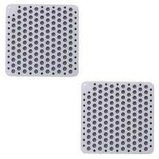 더플로우컴퍼니 문어빨판 실리콘 단열 패드 냄비 받침대, 그레이, 2개