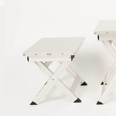 알미늄 접이식 핸디 의자 소형, 실버, 1개