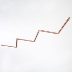 BOB 레일조명용 레일 지그재그 C형, 로즈골드