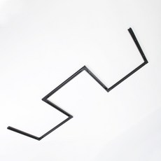 LUCETE BOB軌道照明用導軌塊C型, 黑色的